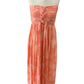 Tropical Peach Maxi Dress