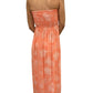 Tropical Peach Maxi Dress