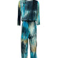 Blue Tie Dye Zion Bell Sleeve Jumpsuit