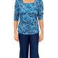 Callie Coral Print Top