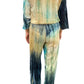 Blue Tie Dye Zion Bell Sleeve Jumpsuit