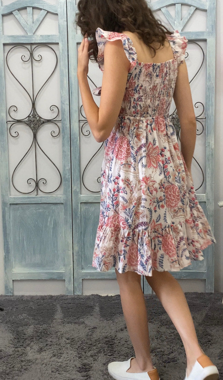 Siena Strawberry Short Dress