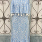 Monica Tassel Strapless Midi Dress