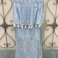 Monica Tassel Strapless Midi Dress