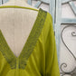 Lou Lime Long Caftan Dress