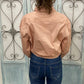 Kimberly Long Sleeve Button Down Twist Top