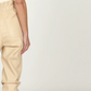 Camel Faux Leather Jogger