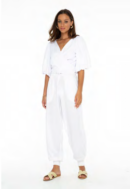 Rita Puff Sleeve Top (Assorted Colors)