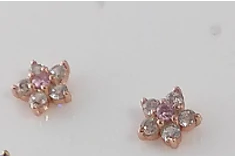 Flower Stud Earrings (Assorted Colors)