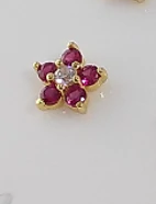 Flower Stud Earrings (Assorted Colors)