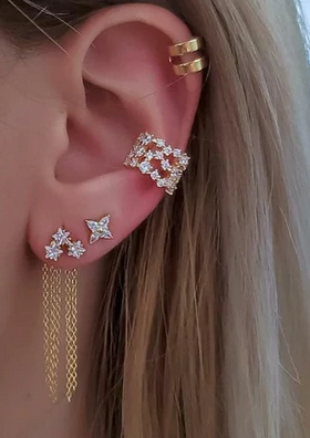 Shooting Star Earrings (Assorted Colors)