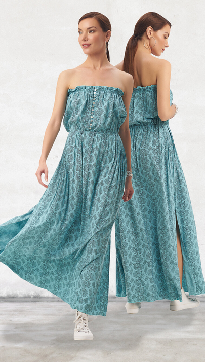 Blue Harlee Dress