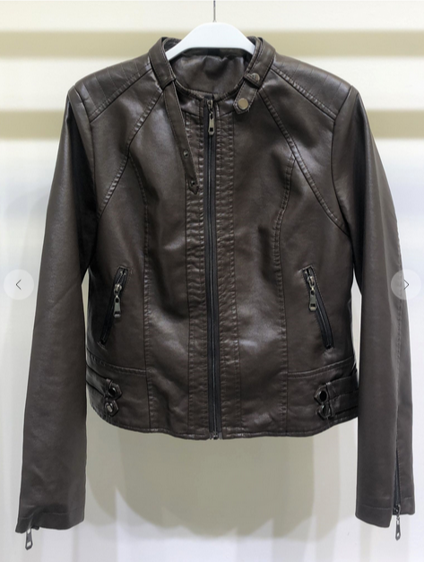 Moto Racer Jacket - Faux Leather