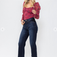 Judy High Waist Cropped Wide Leg Jeans