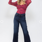 Judy High Waist Cropped Wide Leg Jeans
