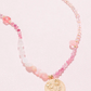 Floral Coin Necklace (Assorted Colors)