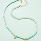 Floral Coin Necklace (Assorted Colors)