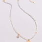 Floral Coin Necklace (Assorted Colors)