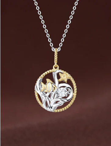 Sterling Silver Under The Sea Necklace