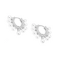 Sterling Silver Palmanova Pearl Hoops (Assorted Colors)