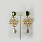 Keshi and Cat Eye Earrings