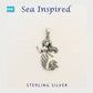 Sterling Silver Mini Mermaid Pendant