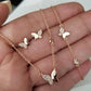 Dainty Monarch Necklace (Assorted Colors)