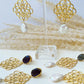 Keshi and Cat Eye Earrings