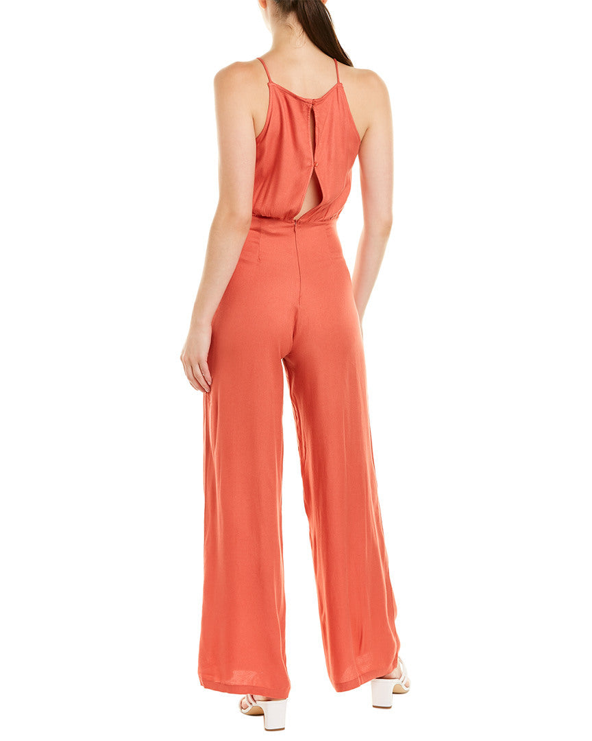 Lace-Up Jumpsuit