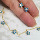 Flower Stud Earrings (Assorted Colors)