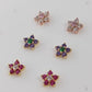 Flower Stud Earrings (Assorted Colors)